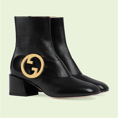 gucci blondie women's ankle boot|Gucci combat boots for women.